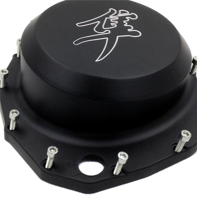 Aftermarket Free Shipping Motorcycle Parts See Through Engine Clutch Cover For Suzuki GSX1300R Hayabusa B-king 1999-2019 Black MT313-001-BLACK