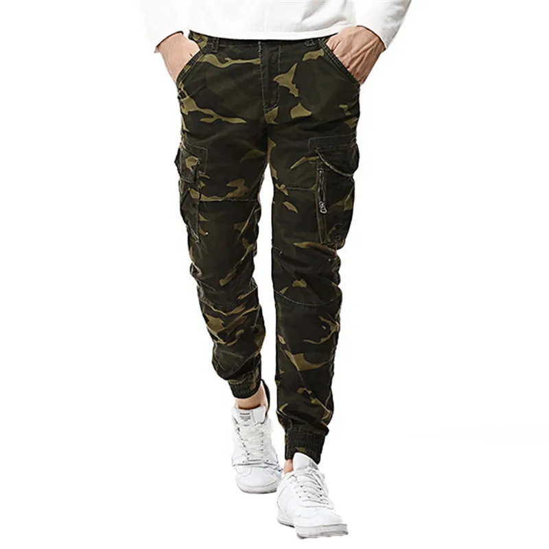 Мужские повседневные штаны осень зима камуфляж Jogger Camo спортивная одежда