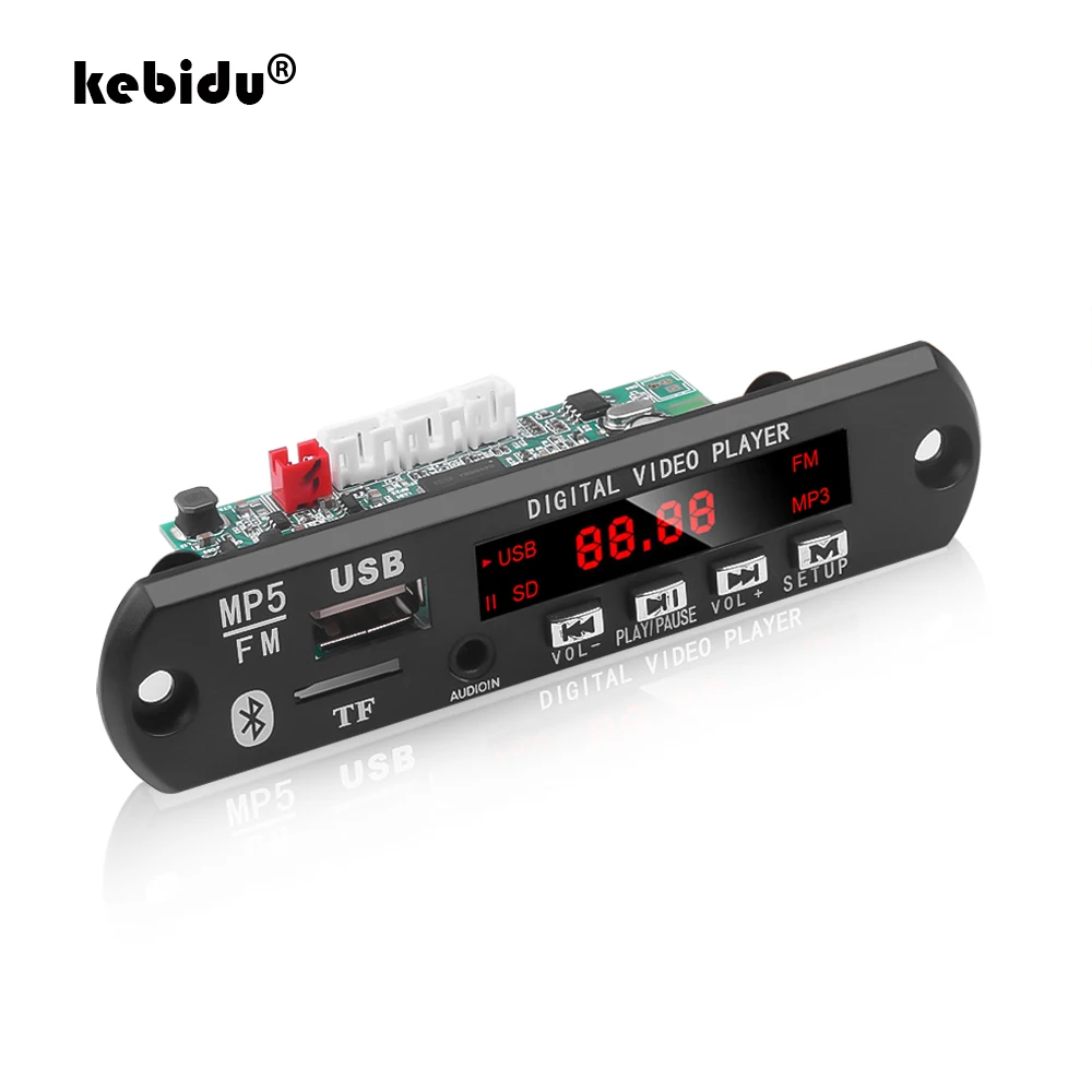 5V 12V MP5 декодер доска MP3 модуль WMA 1280x720 2 канальный Выход Беспроводной Bluetooth5.0