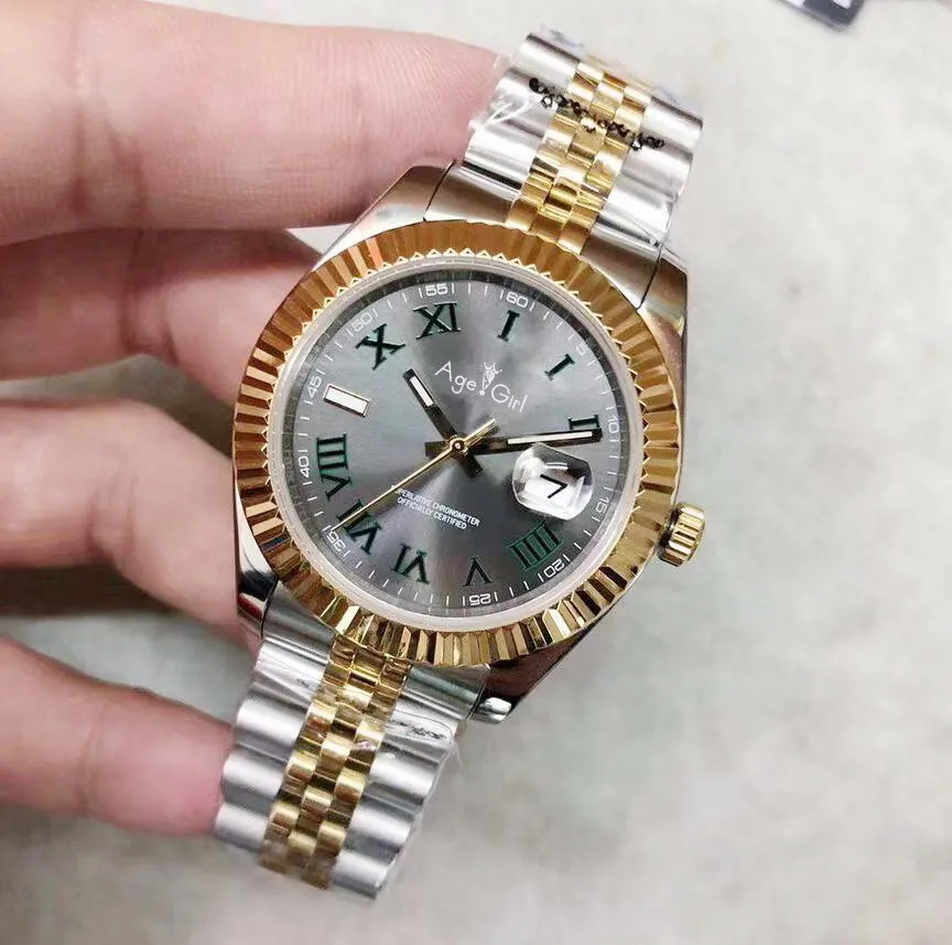 Роскошные брендовые новые мужские автоматические механические часы Datejust из