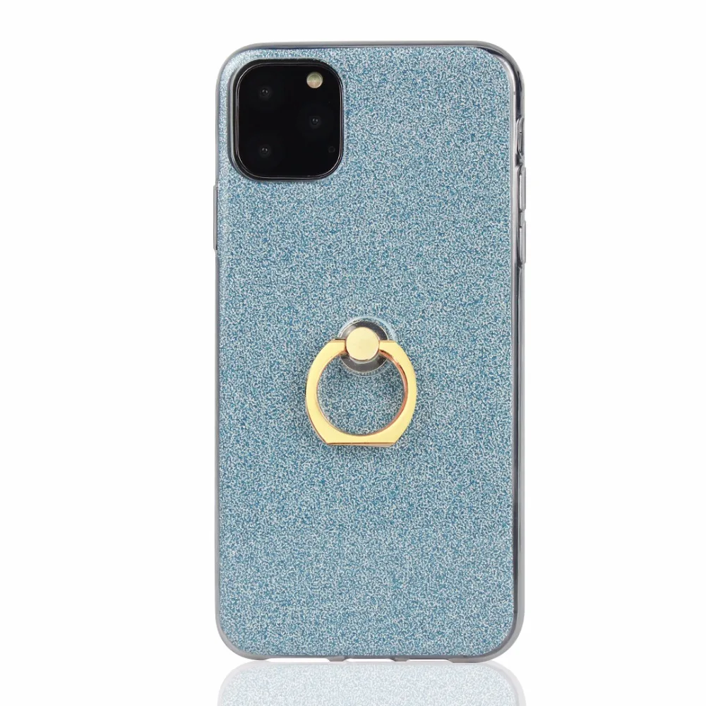 20 шт./лот блестящее кольцо корпус фары жесткий чехол для iphone 5 6 7 8 X XS XR XS Max 6 7 8 plus 11 Pro Max чехол-подставка