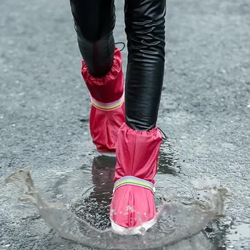 

Unisex Rain Shoes Cover Waterproof Shoe Protector Rainy Days Reusable Overshoes P7Ding