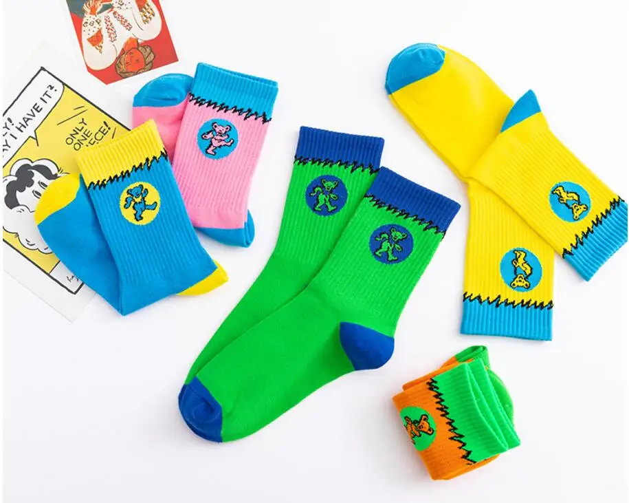 Neue Mode Frauen sb Dunks niedrige Socken Persönlichkeit heißer Verkauf bunte Tanzbär Match Gezeiten Jugend Socken für Männer – Detail 6