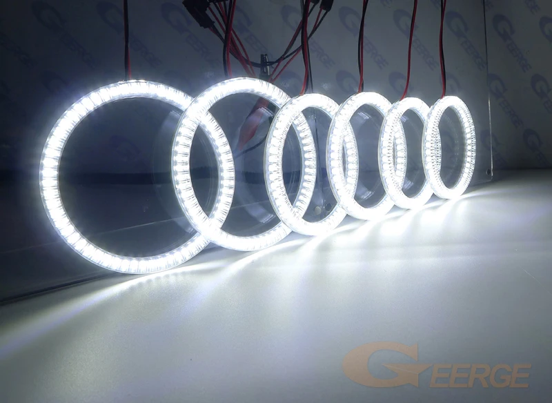 Для Mitsubishi Lancer Evo 7 8 9 2002 2007 ультра яркий SMD LED Ангельские Глазки набор колец Дневной