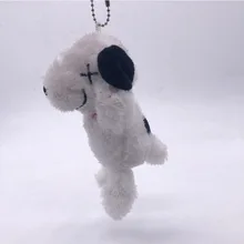 

12cm Japanese Cute White Snoopy Series Super Soft Kawaii Plush Pendant Doll Toy Dog Children's Backpack Pendant Gift