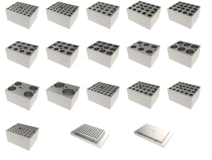 Mini Dry Bath Block Heating Block For Mini Dry Bath Accessories Capacity 0.2ml/0.5ml/1.5ml/2ml/15ml/50ml portable dry bath incubator