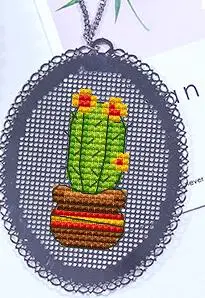 xx NEW 25kinds Craft Stich Cross Stitch Bookmark Nests Plastic Fabric Needlework Embroidery Crafts Counted Cross-Stitching Kit - Цвет: 825