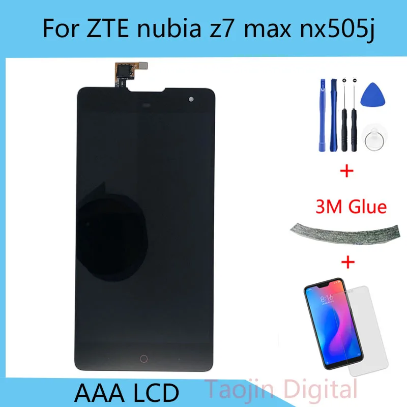 ЖК-дисплей для ZTE Nubia Z7 Max NX505J сенсорная панель дисплей Сенсорная дигитайзер экран