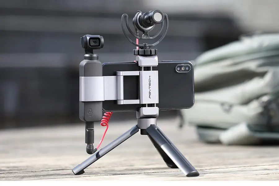 DJI PGYTECH OSMO Карманный складной держатель для телефона Plus совместимый с OSMO Карманный адаптер для смартфона фиксирует быстрый выпуск