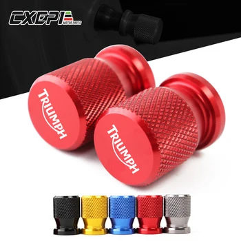 

For Triumph Daytona 675 Street Triple/R Tiger Explorer 1200 800 XC Universal Wheel Tire Valve Stem Caps CNC Airtight Covers