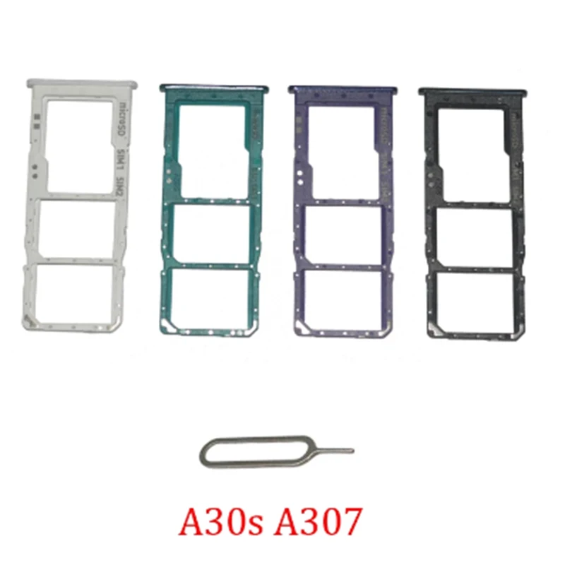 

For Samsung Galaxy A30S A307F Dual Single SIM Card Tray SD Holder Slot