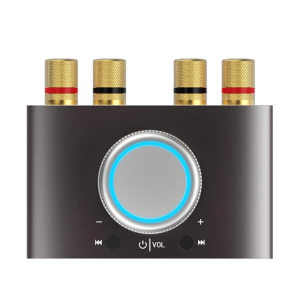 TPA3116 стерео аудио Универсальный мини мощность HIFI USB вход Цифровой Низкий уровень Шума светодиодный индикатор Bluetooth V4.2 усилитель из алюминиевого сплава