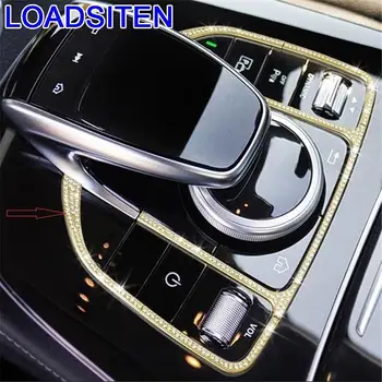 

Car Automovil Chromium Decorative Interior Covers Accessory Bright Sequins Sticker Strip 16 17 18 FOR Mercedes Benz GLC Class