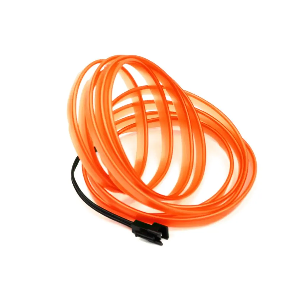 

1PC LED EL Light Car Vehicle DIY Light Flexible Interior Decoration Moulding Light Strip Car Party Decoration Light Car-styling