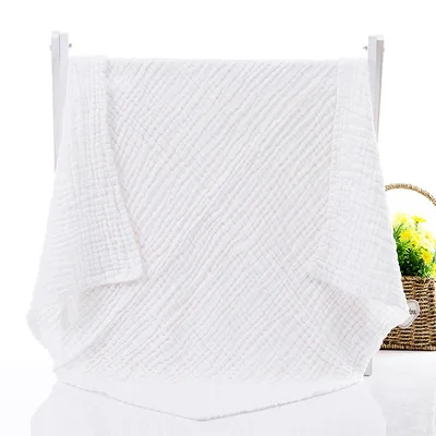 white 110x110cm Детское полотенце s, супер мягкое детское полотенце для ухода за ребенком, сильное Впитывающее детское полотенце для купания, детское банное полотенце для новорожденных, 5 цветов - Цвет: white 110x110cm