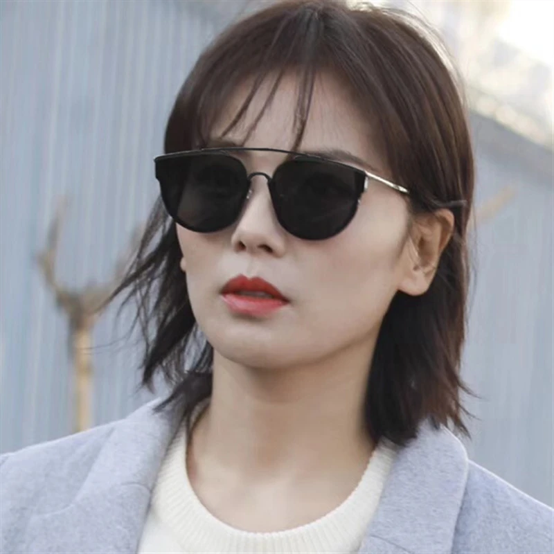 

Classic Oval Women Sunglasses Female Vintage Luxury Plastic Brand Designer Cat Eye Sun glasses UV400 Fashion Eyewear