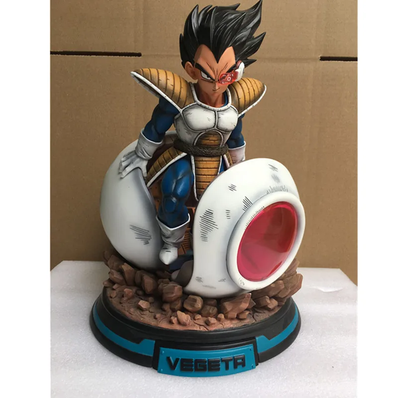 34 см аниме Dragon Ball Супер Saiyan самолет космический корабль Вегета PDHc воин GK статуя смола фигурка Коллекционная модель игрушки M3543 - Цвет: Многоцветный