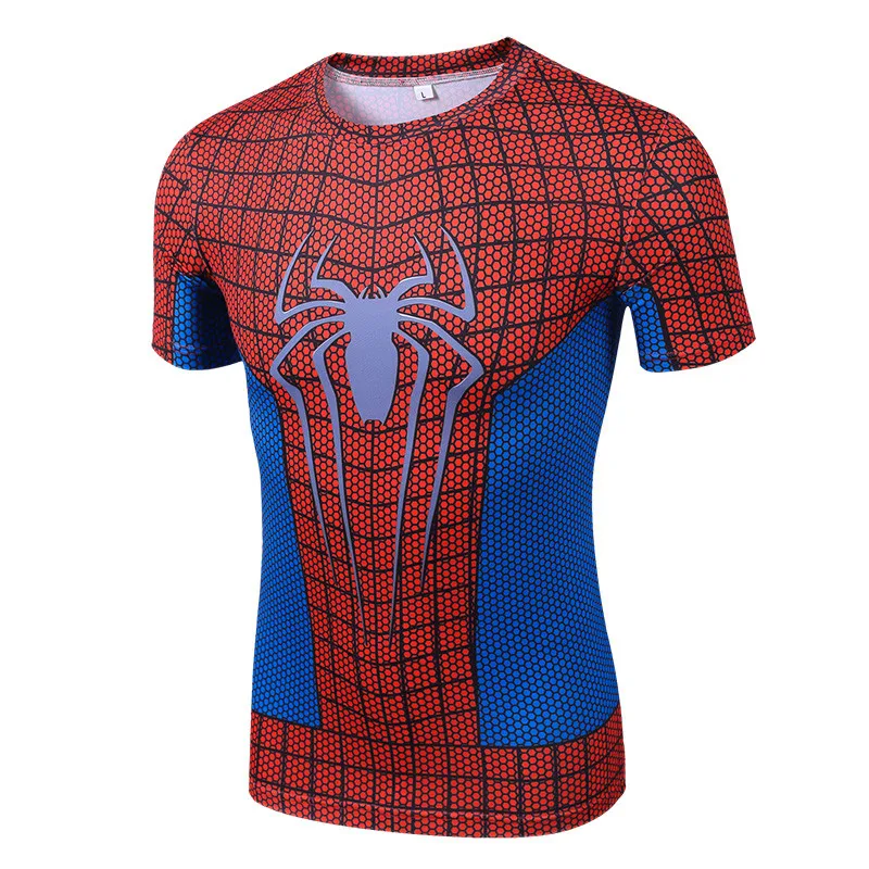 

KYKU Spiderman T shirt Men Marvel Tshirt Superman 3d T-shirt Fitness Punk Rock Clothes Anime Mens Clothing Summer Top Tees 2019