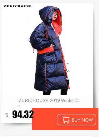 ZURICHOUSE, негабаритное зимнее пальто, женское, длинное, модное, глянцевая, синяя, теплая парка, женская,, уличный стиль, с капюшоном, пуховик