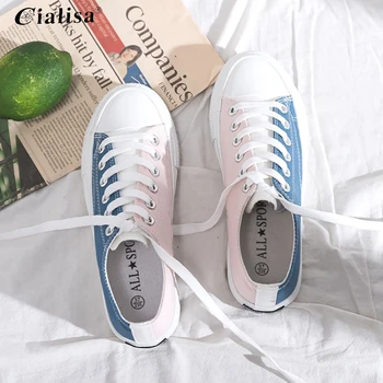 

CIALISA Woman Shoes 2020 Autumn Fashion New Woman Shoes Ladies Flats Casual White Sneakers Woman