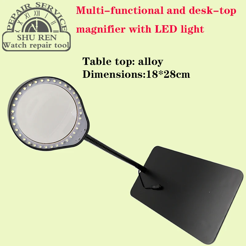 magnifying glass 10D,glass magnifier,Desk lamp?magnifying eyepiece?led magnifier?illuminated magnifier?Desktop magnifier