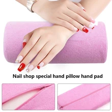 Flexible And Comfortable High Quality Sponge Pink Practical Cushion Hand Pillow Rest For Nail Art Acrylic UV Gel Polish Manicure