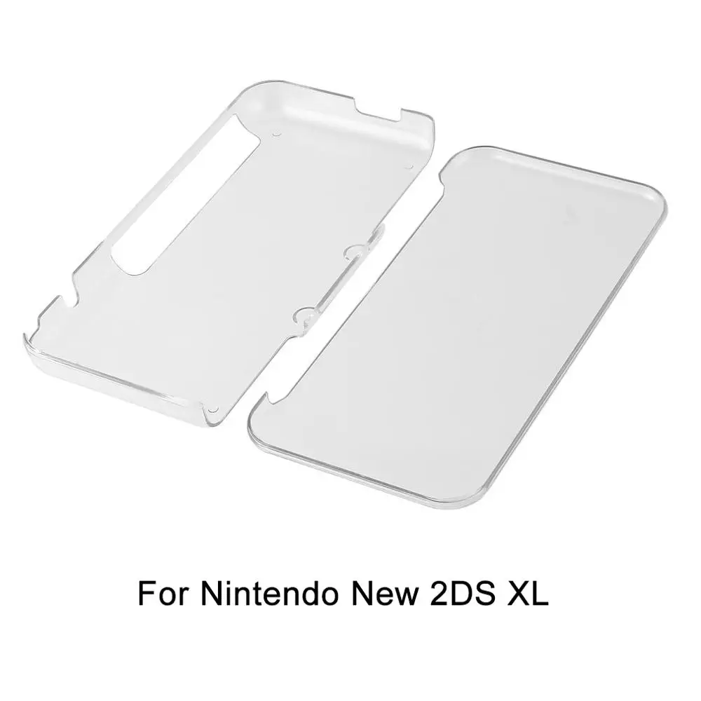 Легкая жесткая пластиковая прозрачная кристальная жесткая Защитная крышка чехол для nintendo New 3DS/3DS XL/2DS XL консоль и игры - Цвет: For New 2DS  XL
