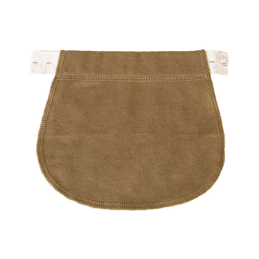 Cotton Khaki Джинсы с эластичным поясом; брюки для беременных; Мягкий регулируемый пояс - Цвет: Cotton Khaki