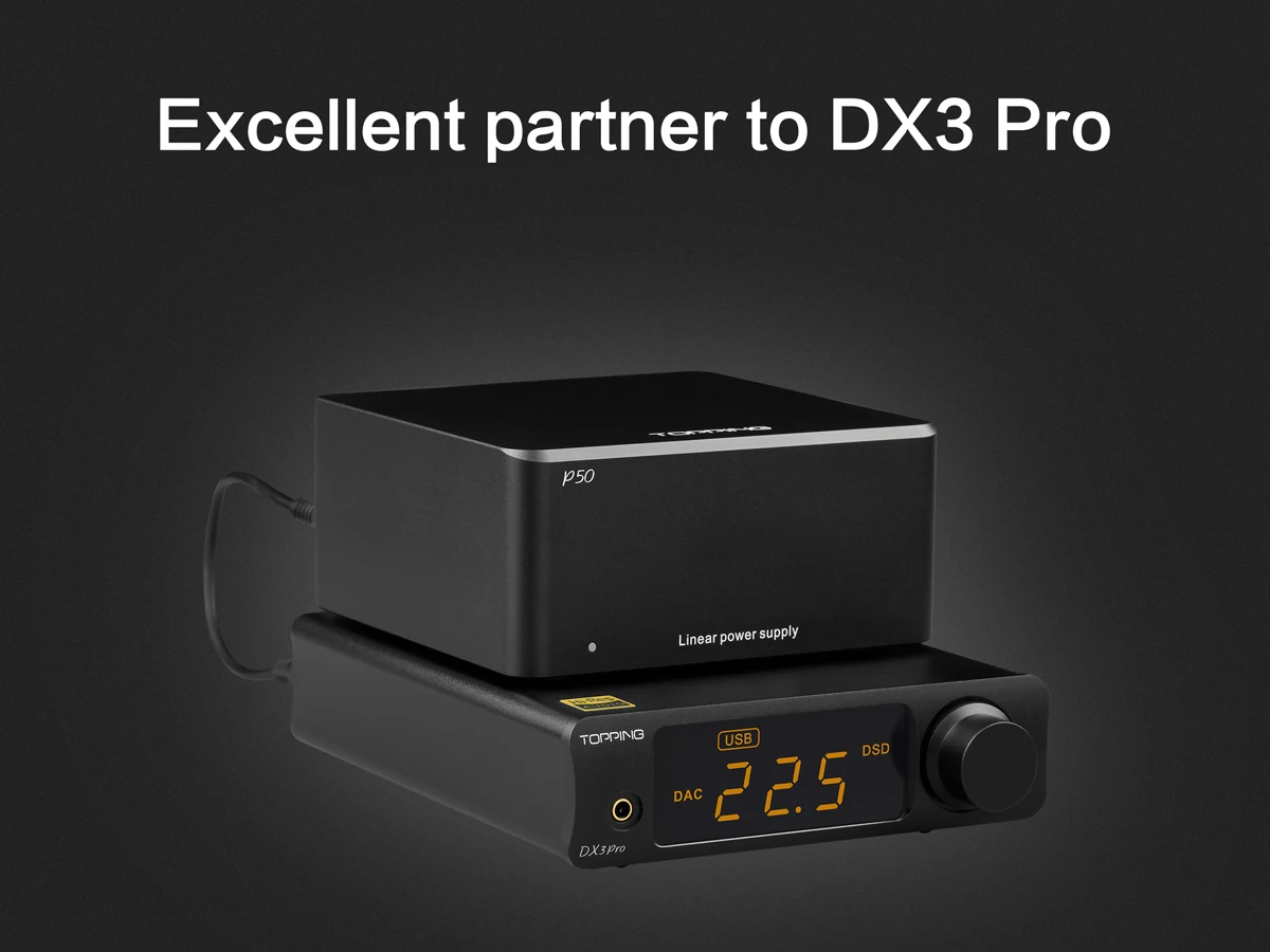 Верхний P50 Линейный источник питания для верхнего D50/D50s/DX3 Pro/A50 110 V-240 V