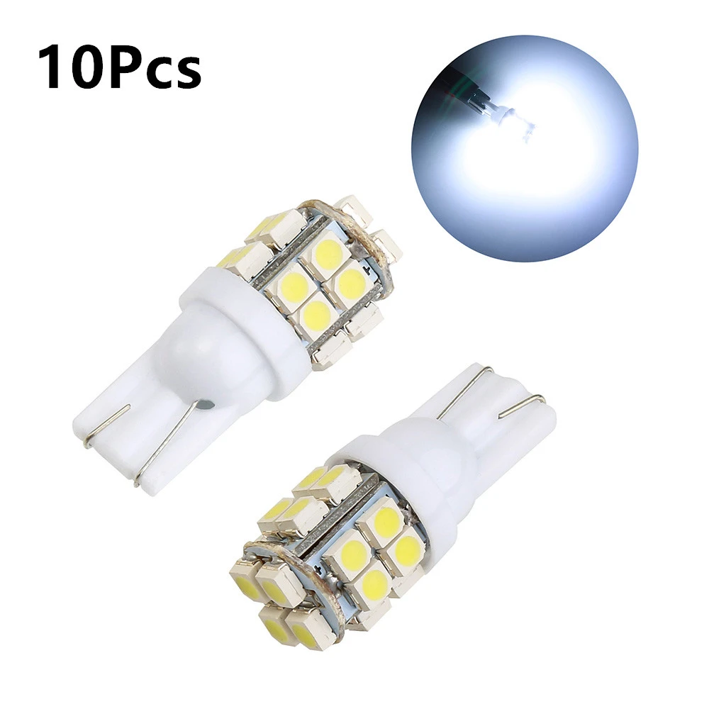 12V T10 10Pc LED 9SMD White Car License Plate Light Bulb 2835 192 194 168 W5W 12V T10 10Pc LED 9SMD White Car License Plate Light Bulb 2835 192 194 168 W5W