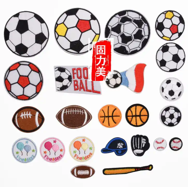 10pcスポーツサッカー野球バスケットボールスポーツキャップに靴漫画ボールアイロンパッチ パッチ Aliexpress
