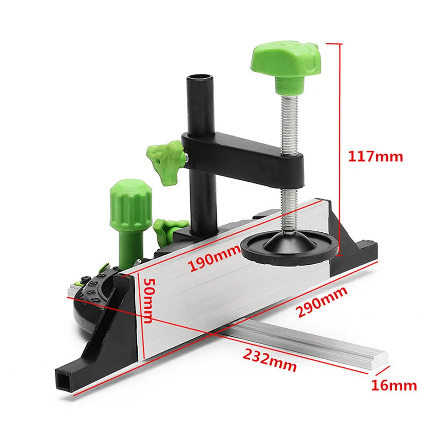 Деревообработка DIY Столярный инструмент Аксессуары торцовочный Калибр комплект с регулируемым поворотным стопом угол стол пила толкатель TP-110