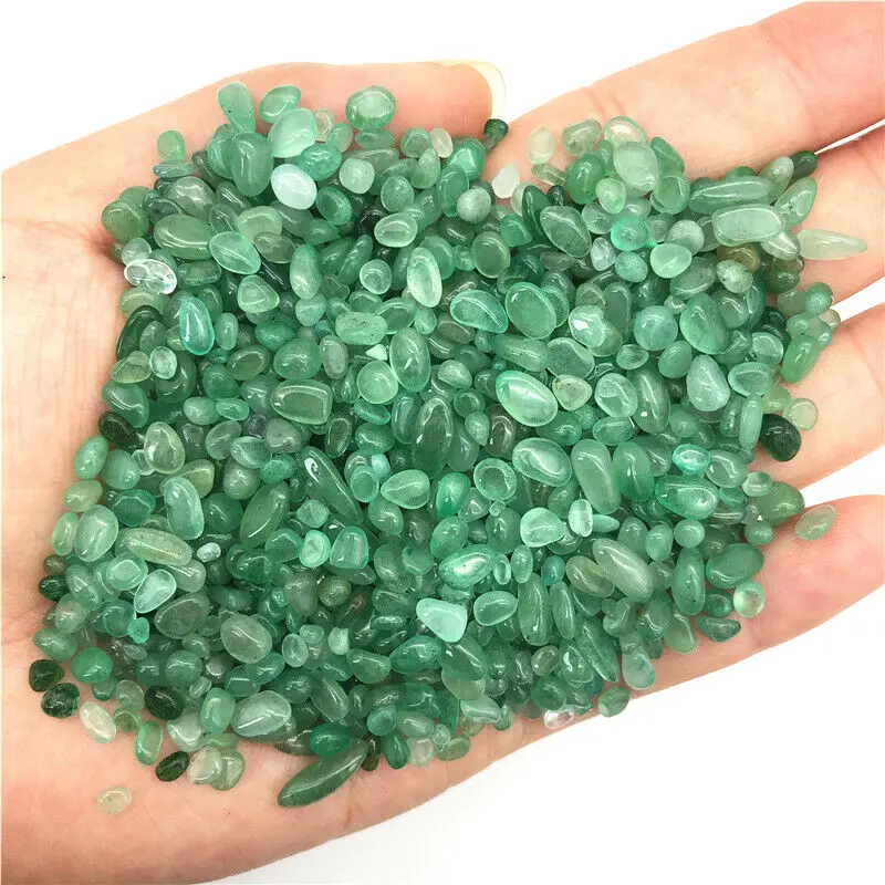 Wholesale 50g 35mm Natural Bulk Tumbled Stones Green Aventurine Quartz