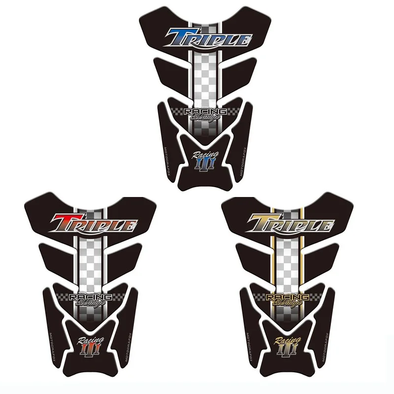 3D Motorcycle Tank Pad Protector Sticker Decal For Triumph Speed Street Triple Daytona | Автомобили и мотоциклы