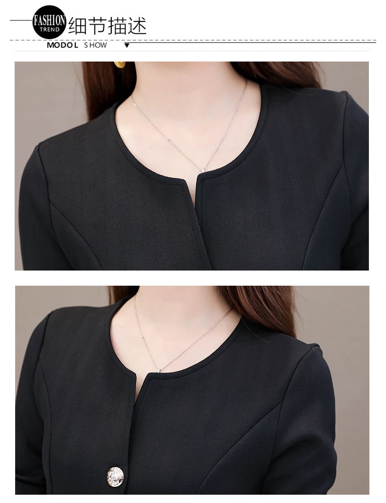 discounted  New Autumn Winter Womens Coats And Jackets Female Single Button Casual Suit Coat Ladies Solid Forma