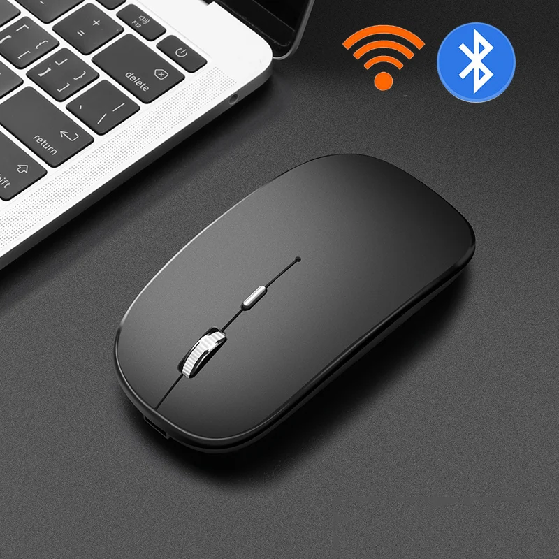

New Ergonomic Mouse Bluetooth Wireless Rechargeable Gaming Mouse for Macbook Windows PC Laptop Computer Silent Wireless Mouse