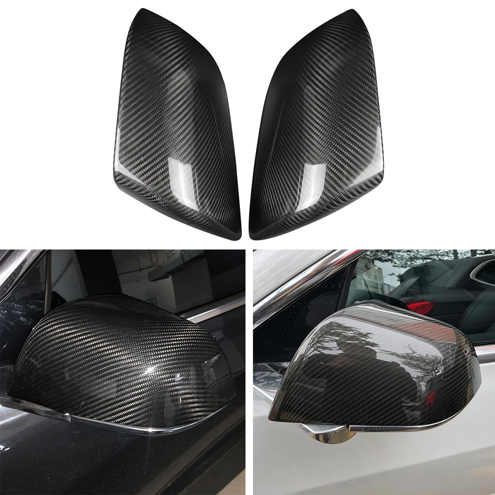 Автомобильный чехол-наклейка, наклейки на автомобильное боковое зеркало, крышка зеркала заднего вида, автомобильные наклейки для Tesla модель 3