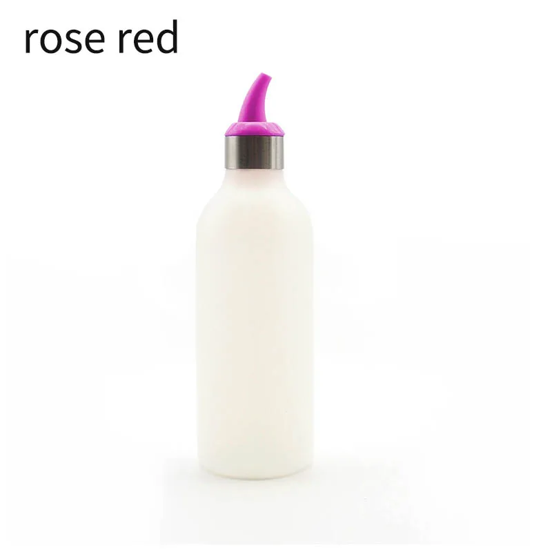 rose red Инструмент для приготовления пищи Кухонные аксессуары бутылки для приправ масло с уксусом кетчуп горчичный диспенсер принадлежности для барбекю - Цвет: rose red