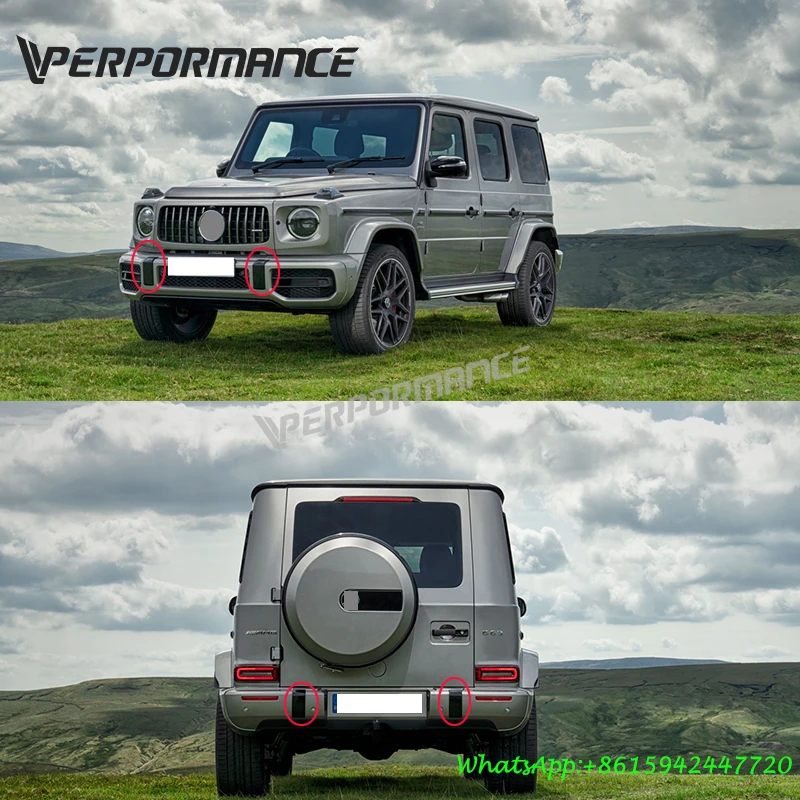 W463A чехлы на передний бампер сухой углерод для W464 G63 бампер g63 передняя крышка