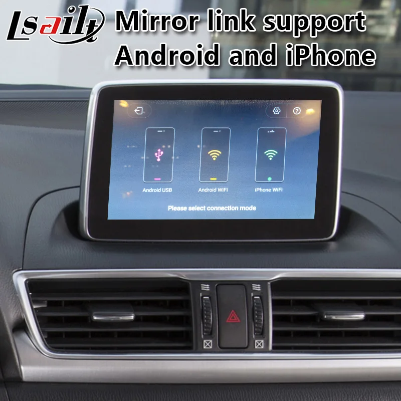 Автомобильный GPS навигатор Lsailt видеоинтерфейс для Mazda 6 MZD с 3 ГБ ОЗУ 32 Гб ПЗУ модель