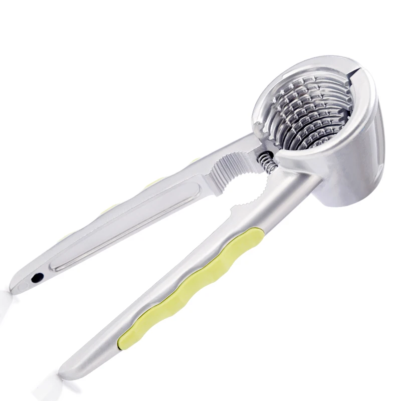 Wonderlife Aluminum Nutcracker with Four Nips Clamps Kitchen Tool Multi-Functional Nut Cracker Sheller Walnut Cracker