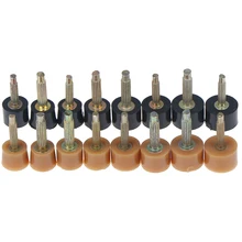 10 шт. = 5 пар стопоры для ремонта обуви для защиты пятки наконечники для ремонта пятки шпильки для обуви наконечники для кранов дюбель для подъема Замена 2 цвета