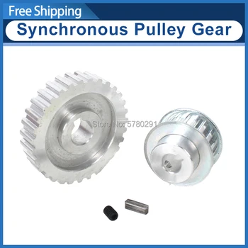 

2pcs metal synchronous Pulley gear motor belt gear drive wheel gt2 9.5mm pulley CJ0618 SIEG C2