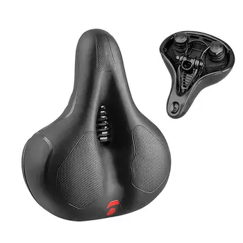 

Bicycle Seat Double Shock Absorbing Rubber Ball Saddle Mountain Bike Saddle Comfortable Shock Absorber For Outdoor Riding