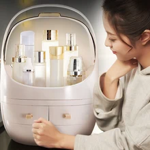 Прозрачная косметика, органайзер, креативный ящик для хранения косметики, переносной настольный органайзер, ящики для хранения, водонепроницаемые коробки для красоты