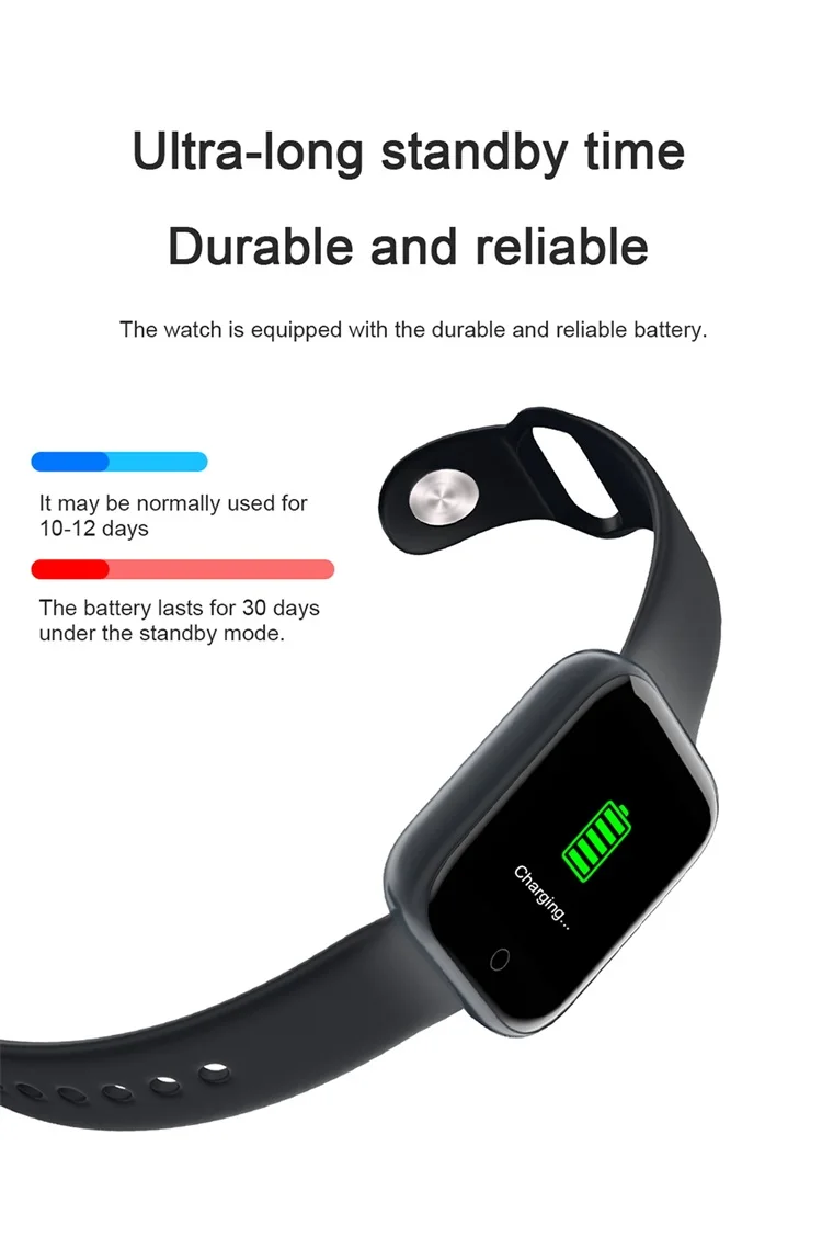 T80 Smart watch Blood Pressure Heart Rate Monitor SmartWatch Waterproof Sport Band Activity Fitness Tracker Clock Men Women Watch (12)
