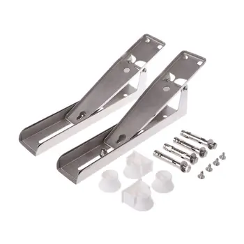 

1Set Kitchen Stainless Steel Microwave Oven Bracket Holder Sturdy Foldable Stretch Wall Mount Rack Shelf House Appliances Access