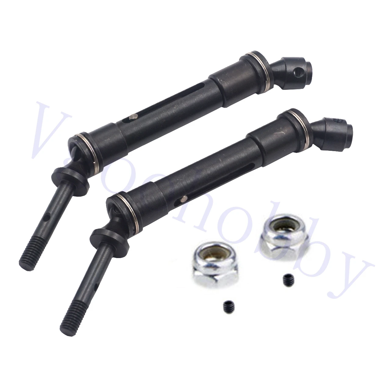 

2PC Metal RC CVD Steel Rear Drive Shaft Axle Transmission Axle Joint for TRX Slash 4X4 Stapede Rustler VXL HQ727 Short Truck Car