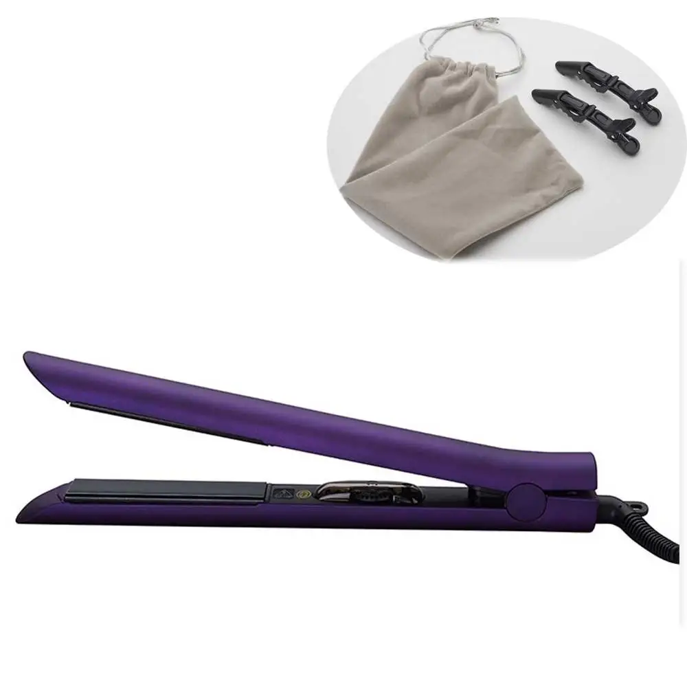 Новинка, электронный керамический Быстрый выпрямитель для волос, портативный мини-утюжок для волос, профессиональные утюжки для выпрямления волос - Цвет: Фиолетовый