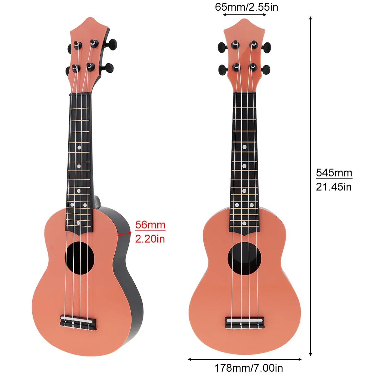 21-Inch Colourful Acoustic Ukulele